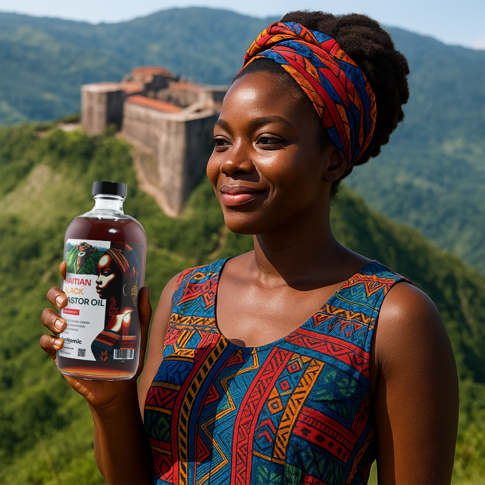 Haitian Black Castor Oil – 2oz | 100% Organic & Pure