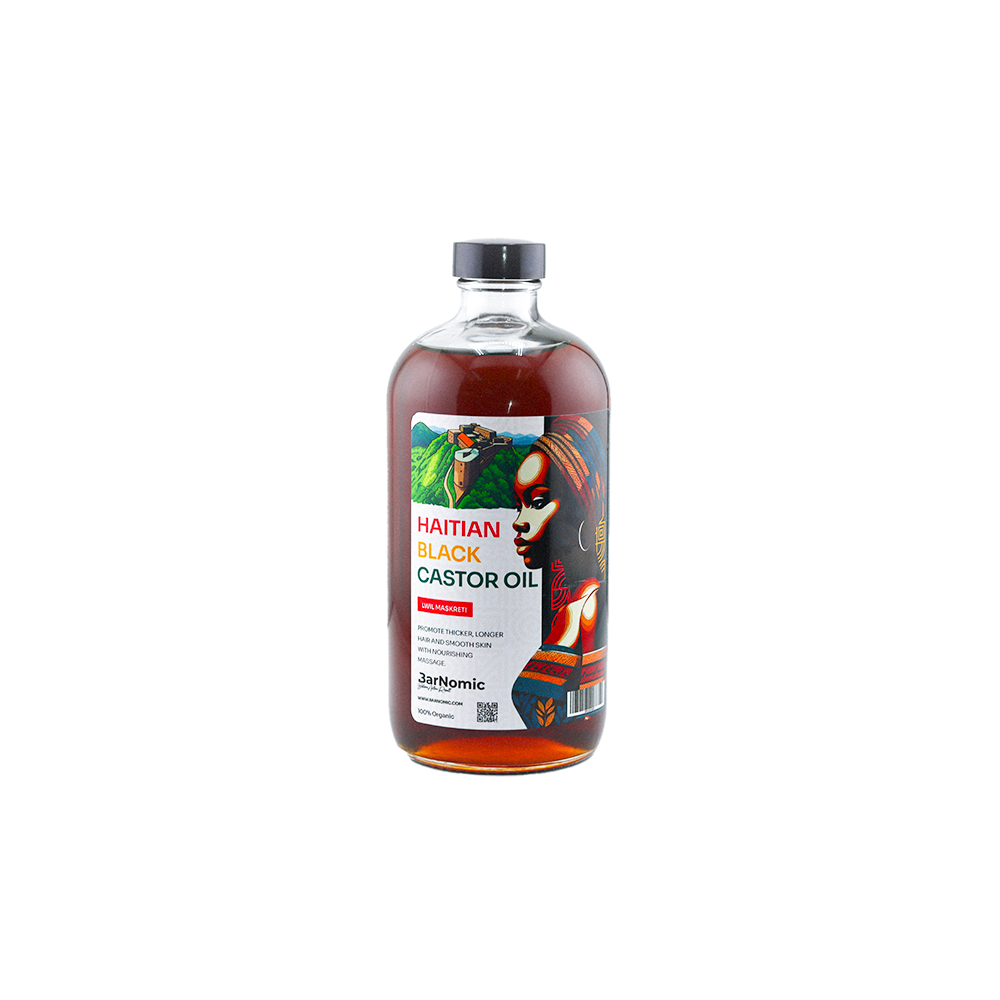 Haitian Black Castor Oil – 4oz | 100% Organic & Pure