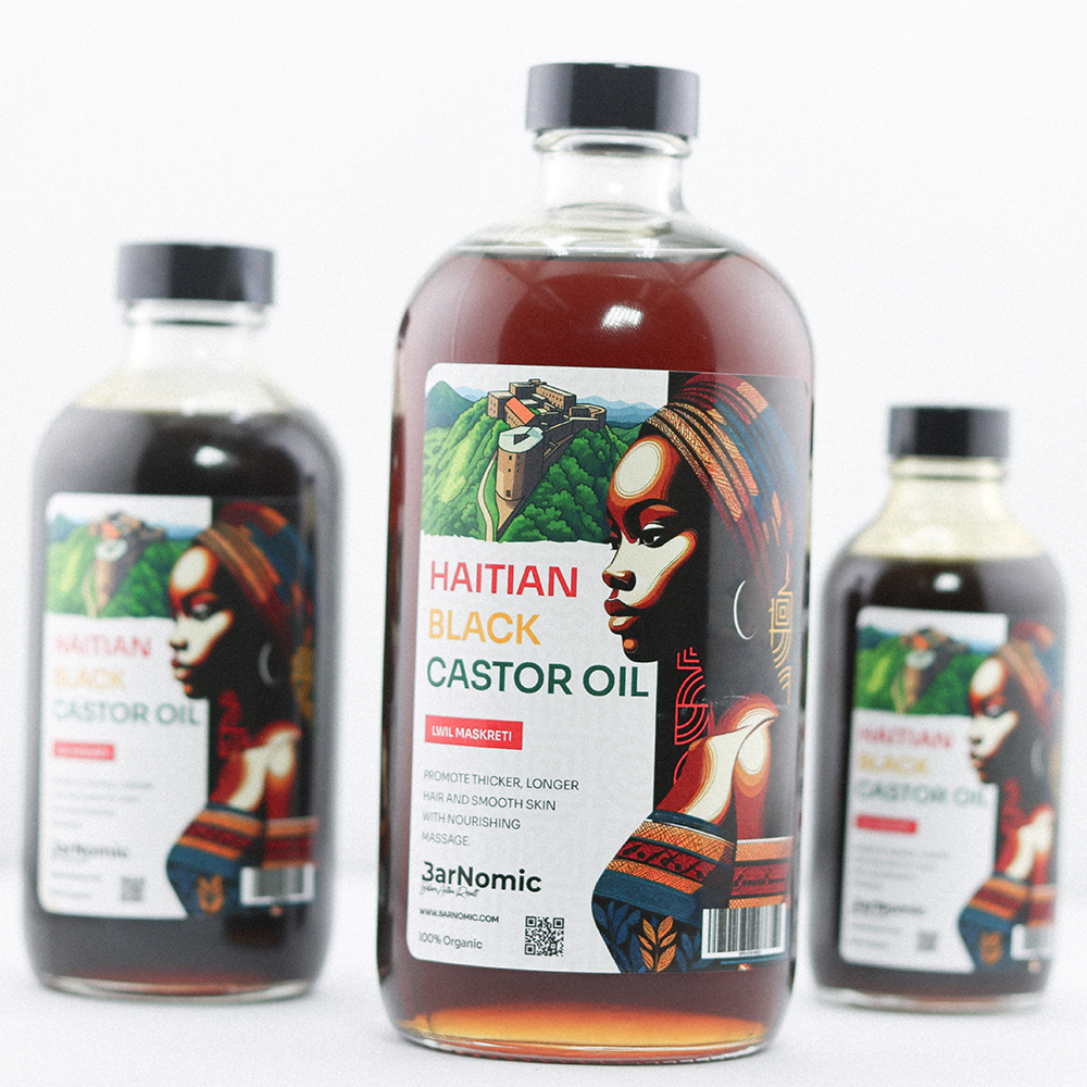 Haitian Black Castor Oil – 2oz | 100% Organic & Pure