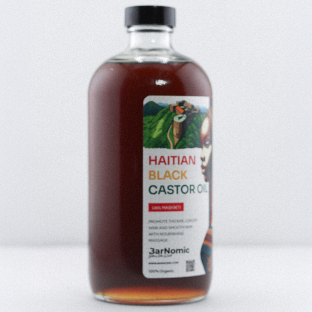 Haitian Black Castor Oil – 32oz | 100% Organic & Pure