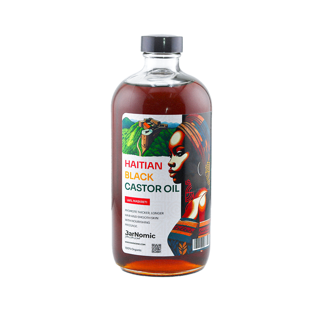 Haitian Black Castor Oil – 16oz | 100% Organic & Pure