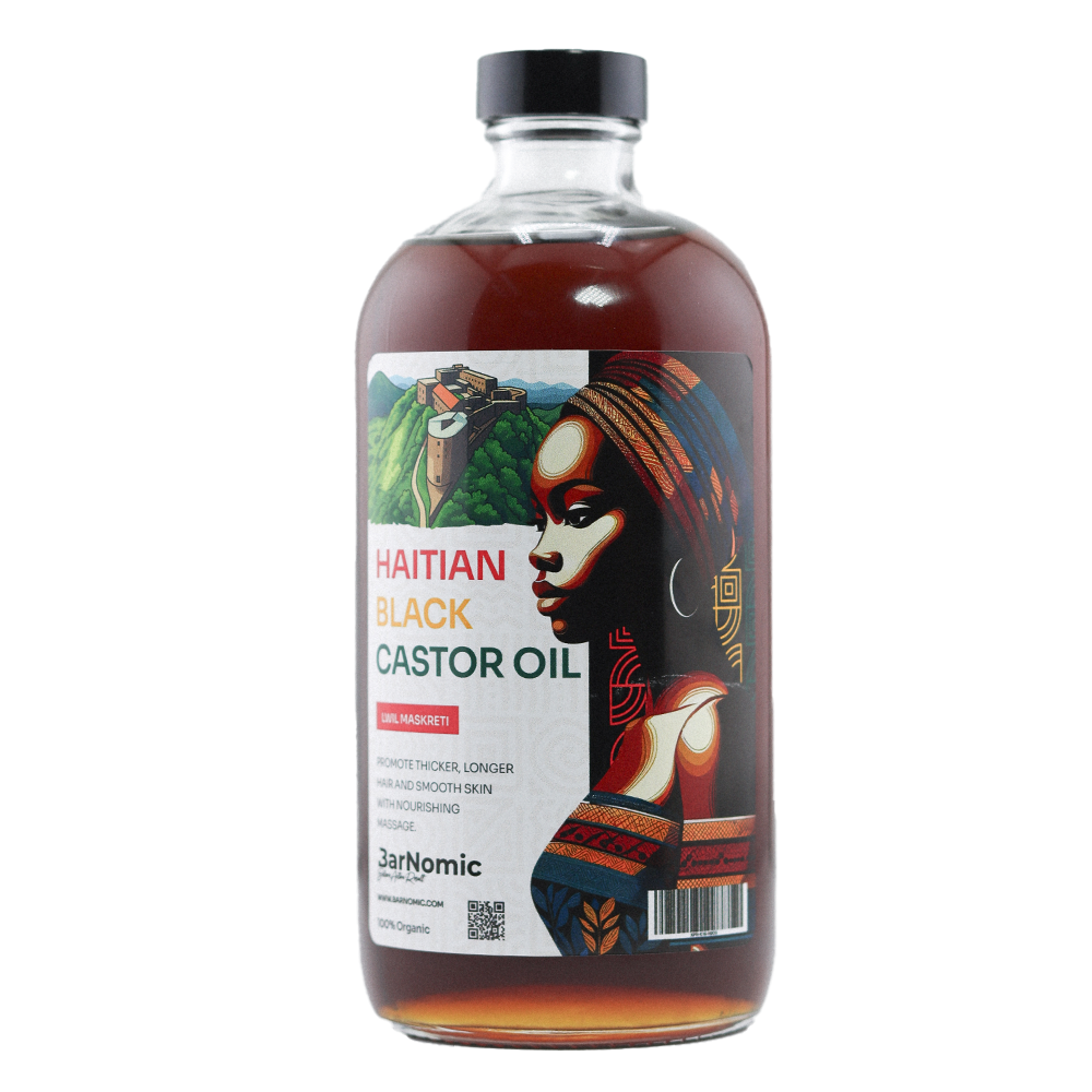 Haitian Black Castor Oil – 32oz | 100% Organic & Pure
